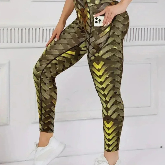 High-Waist Tummy Control Yoga Leggings (Mixed Colors) - Picture 1 of 3